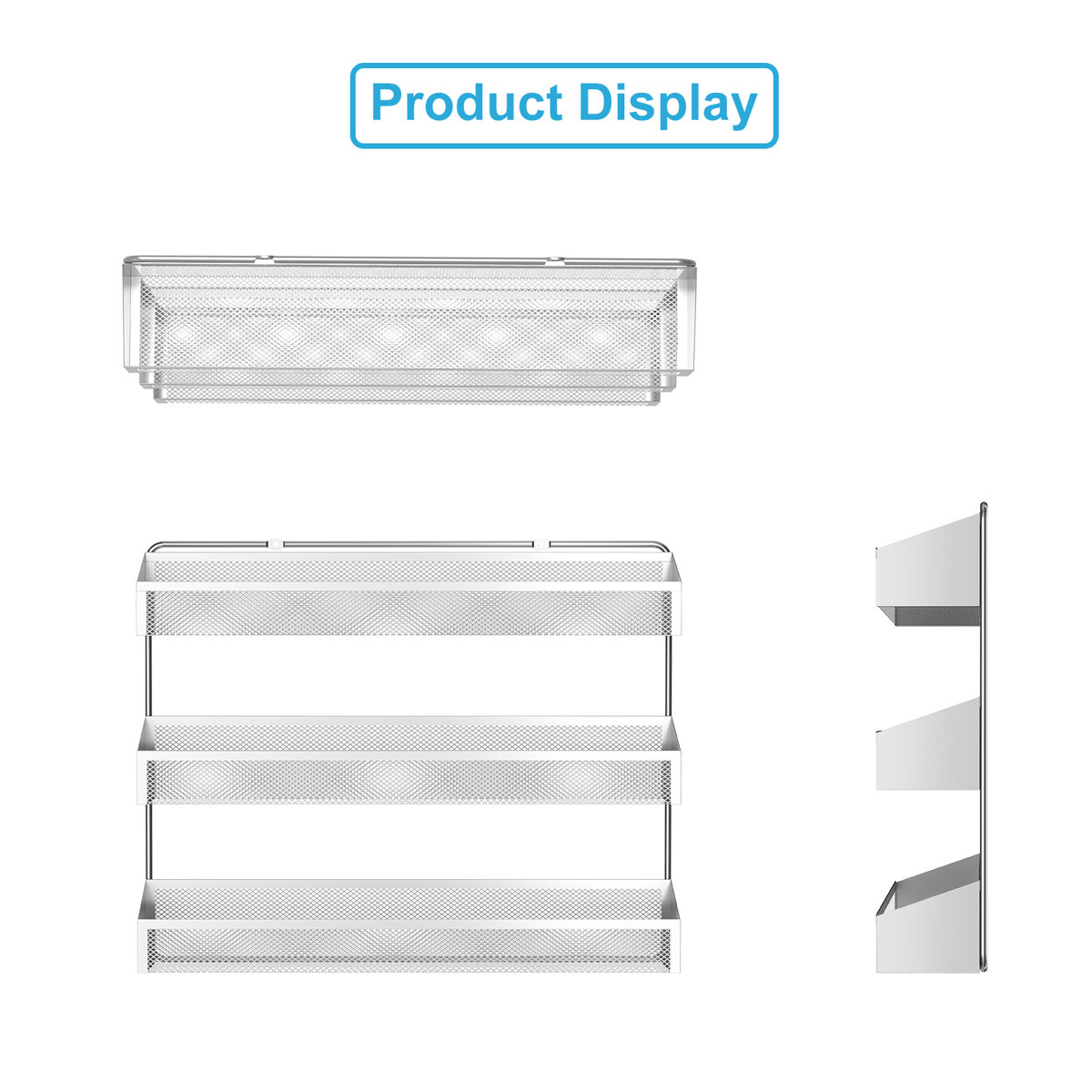 Wall Spice Rack (Set of 2)
